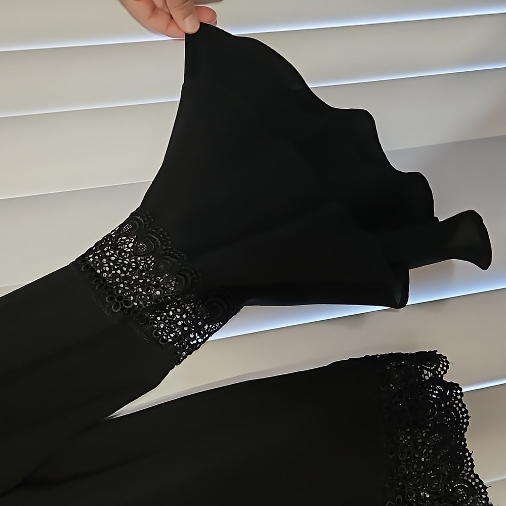 Goker New Laviva Black Blouse, NWOT (Size XL)